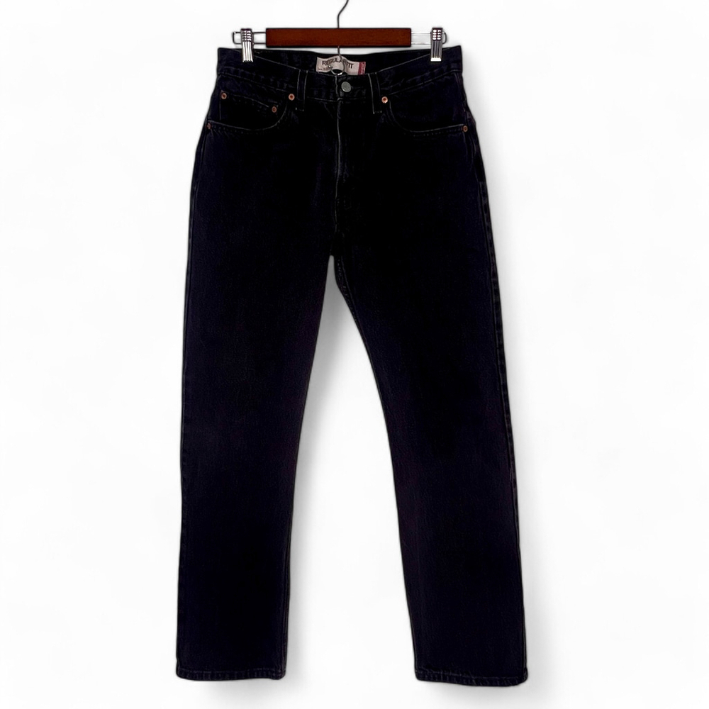 Levi's 505 Men's Regular Fit Jeans, W32 L32 (30 waist & 30 inseam), Black